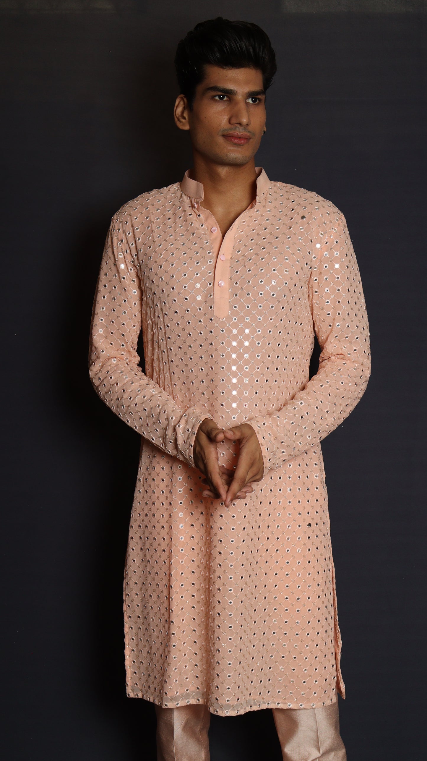 Faux Mirror Designer Kurta